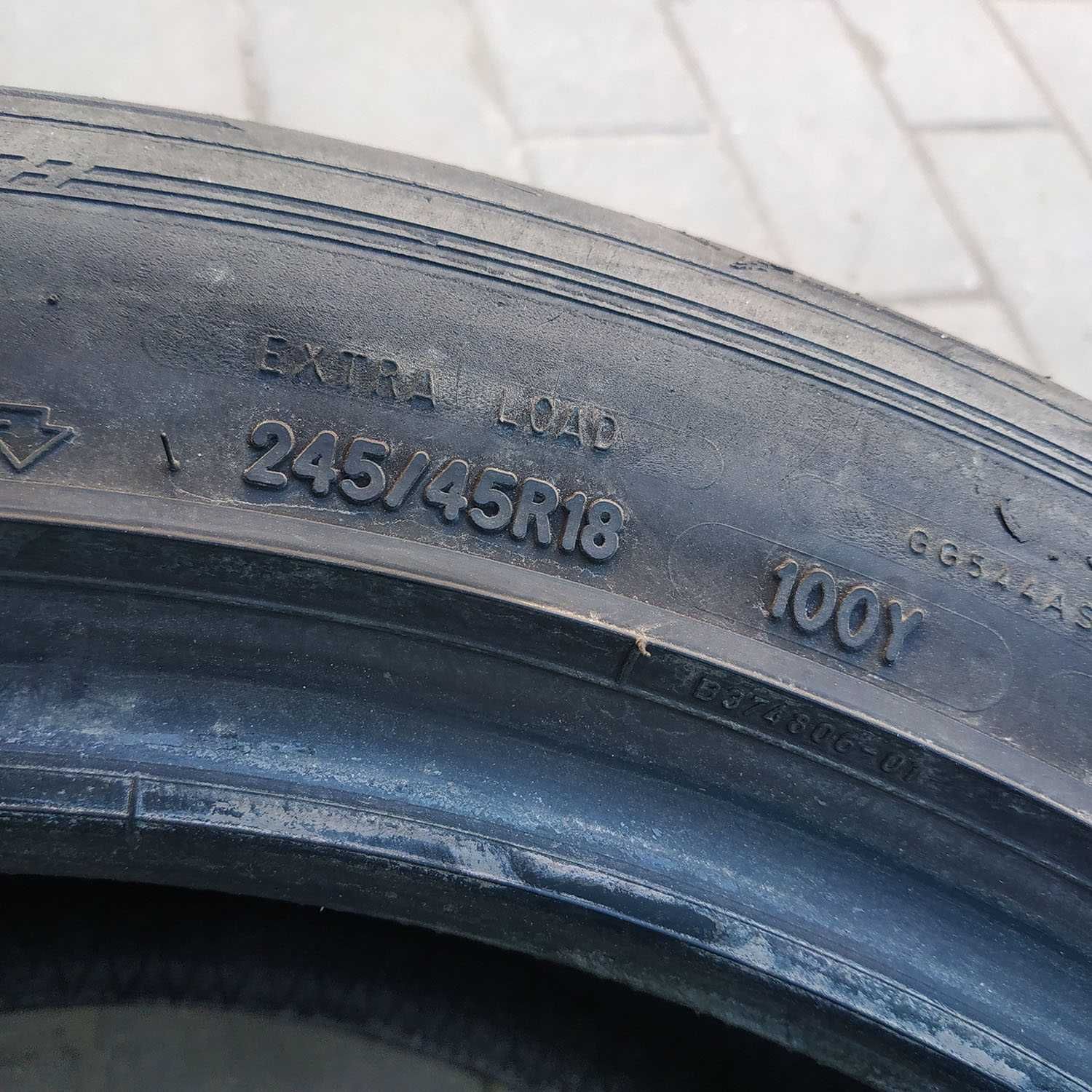 245/45 R18 GoodYear Eagle F1 / 2020 літні шини 2шт