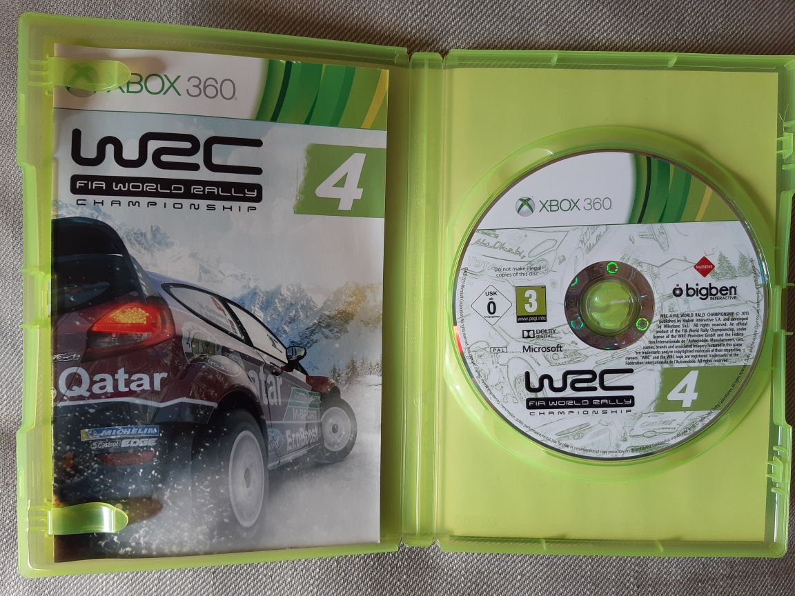 Gra WRC 4 na konsolę xbox 360