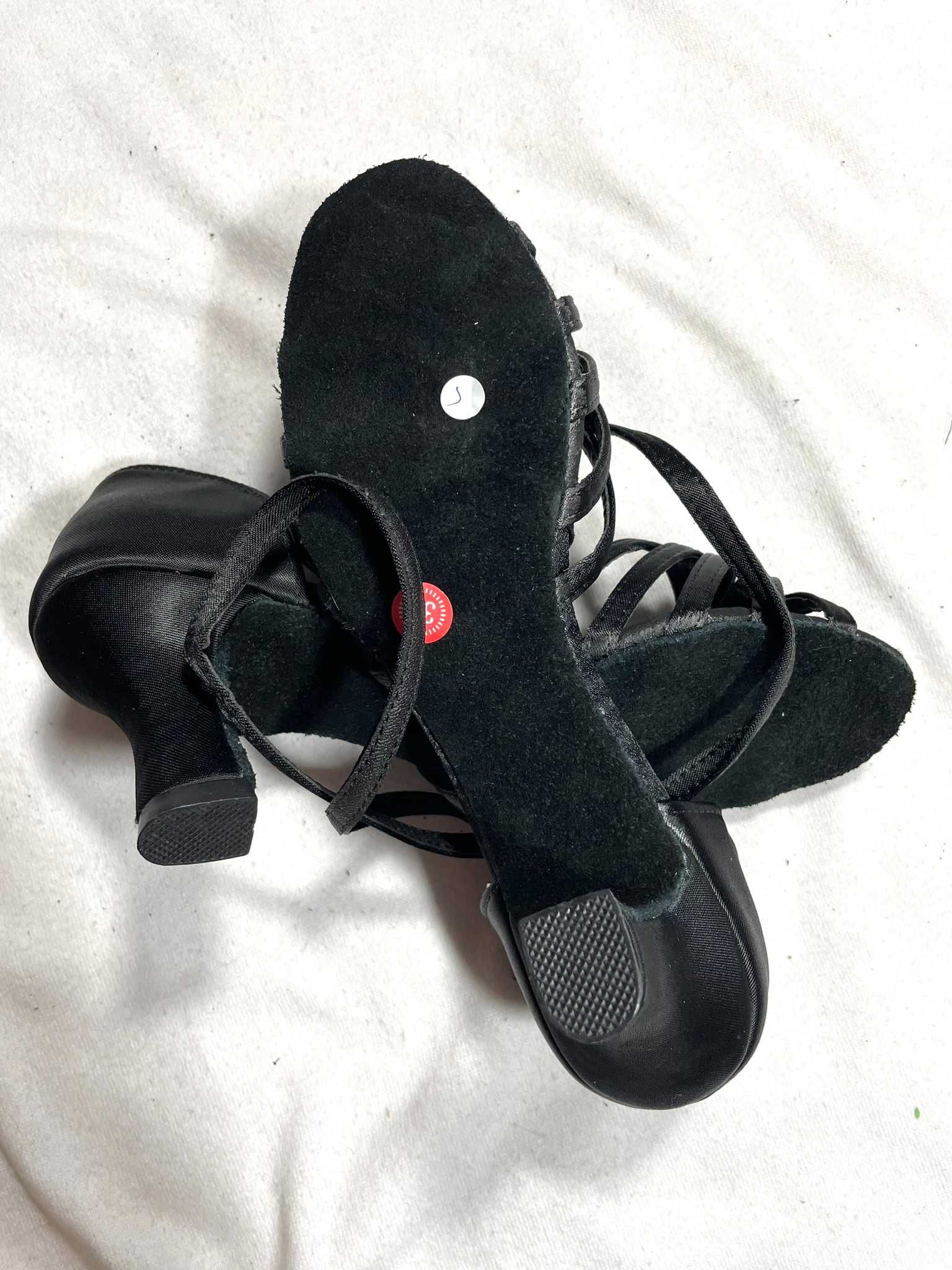 Nowe buty do tańca Latino 35 czarne 7 cm