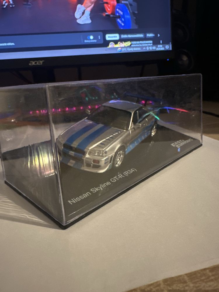 Modele  Szybcy i Wsciekli - Toyota Supra mk4/ Nissan skyline R34