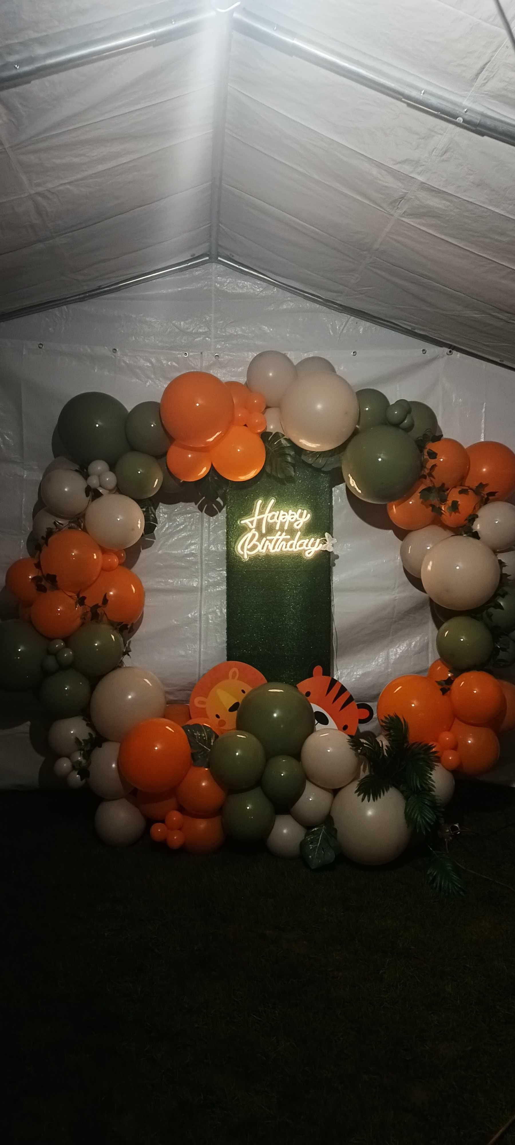 Ścianki balonowe, dekoracje,