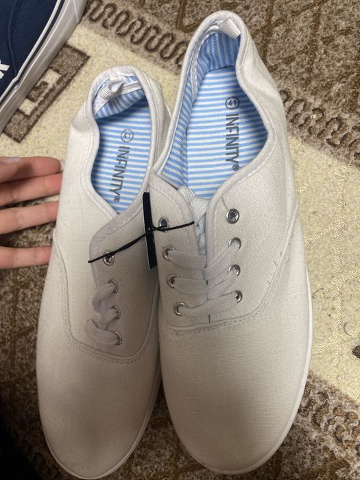 Кеди білі унісекс(41)р