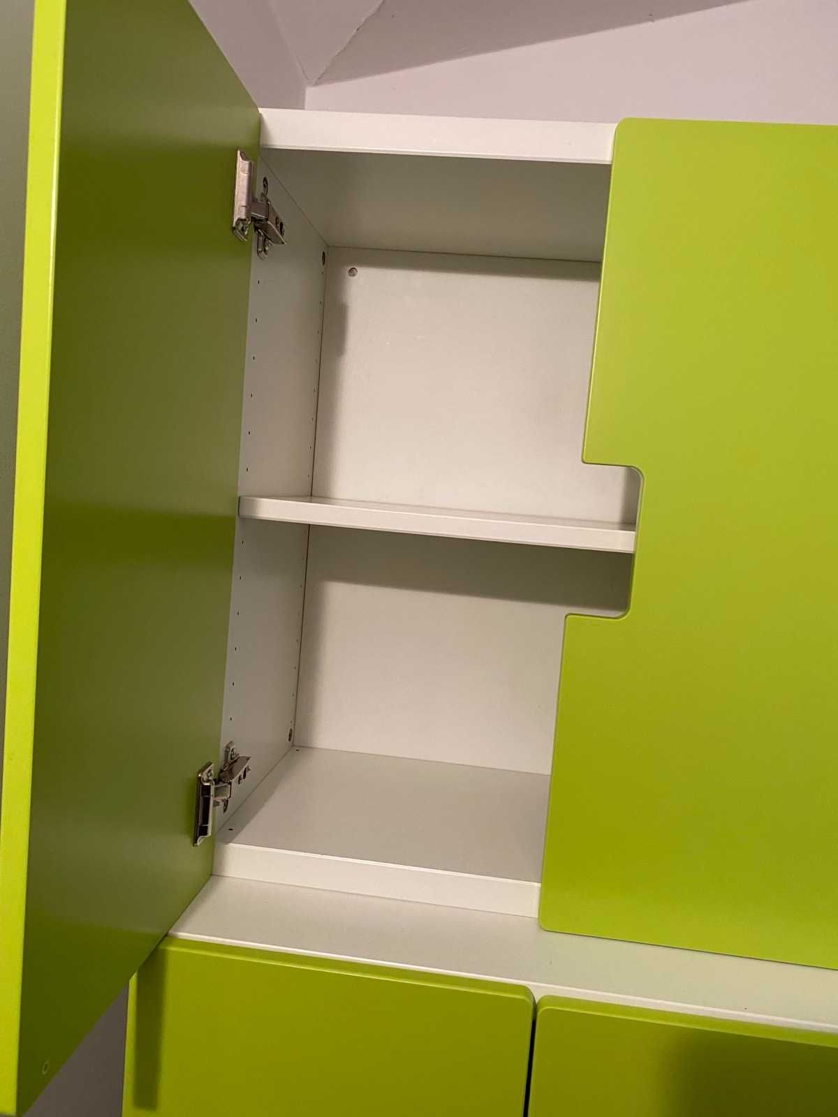 Meble dziecięce IKEA SMÅSTAD – 2 szafy z szufladami i 1 szafka wisząca