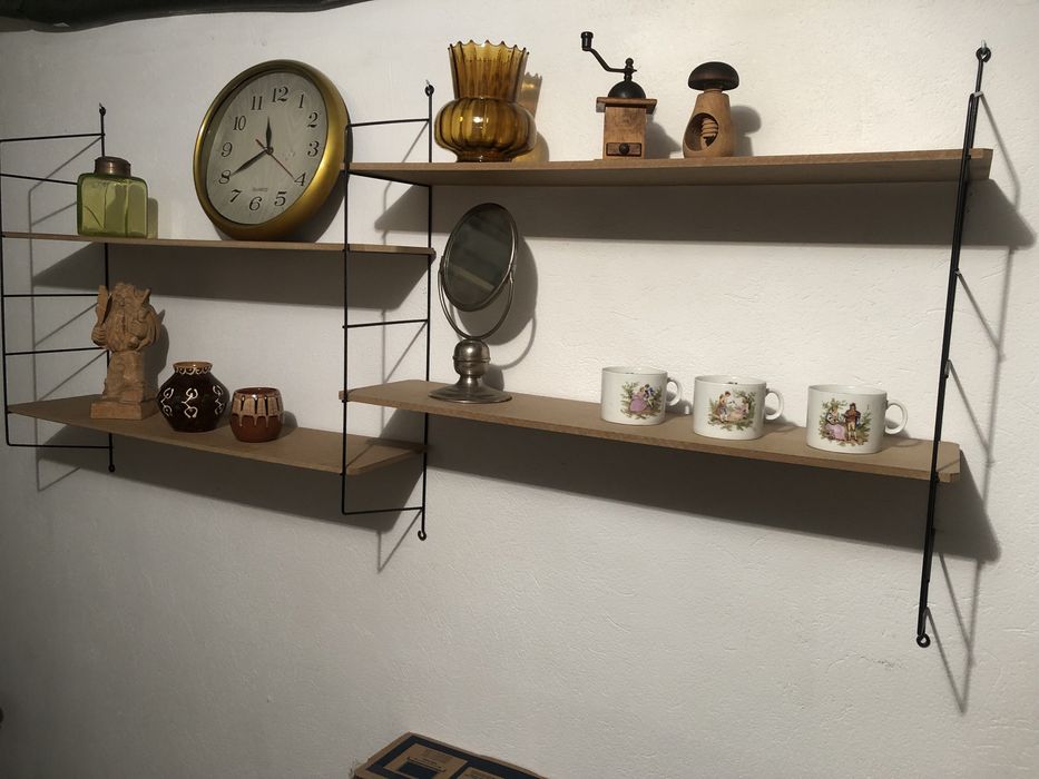 Regał połka strining ( string ) 3 szt ramki metal oryginalne i 4szt no