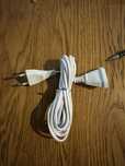 Kabel / Przedłużacz 3m Bialy do lampek choinkowych,  Telefonu, laptopa