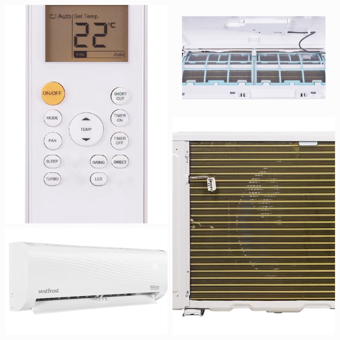 Новый в упаковке кондиционер сплит Vestfrost VFE10AF24