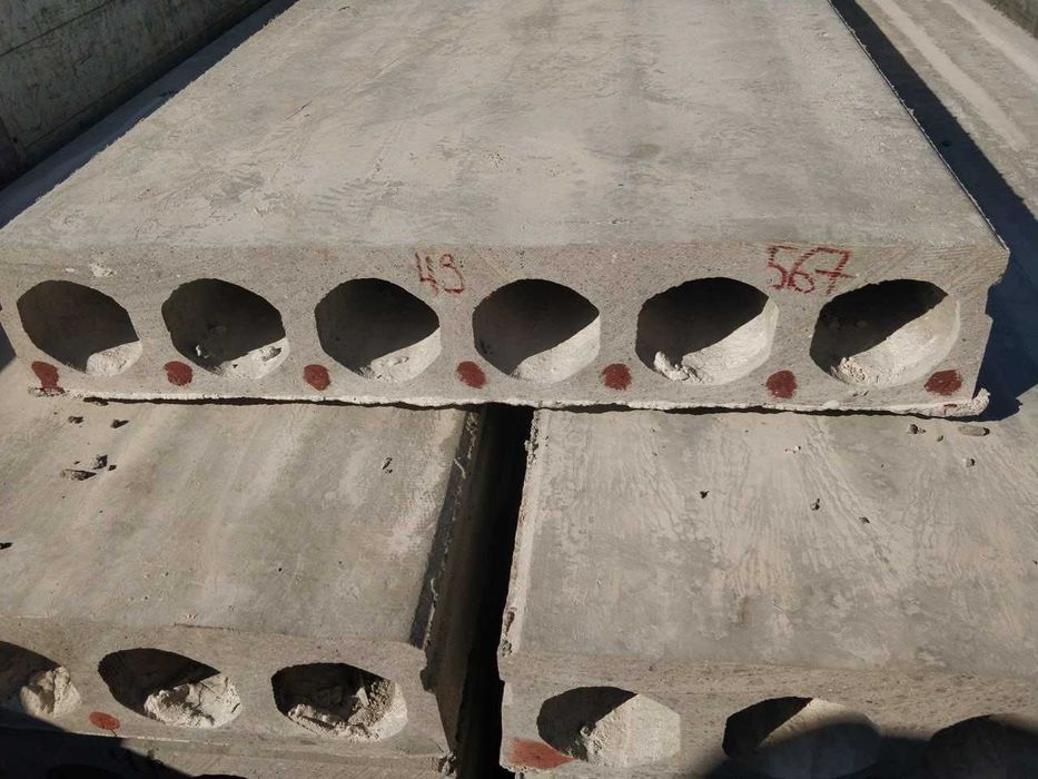 Плити перекриття Плиты перекрытия ПБ ПК Полегшені плити Панелі бетонні