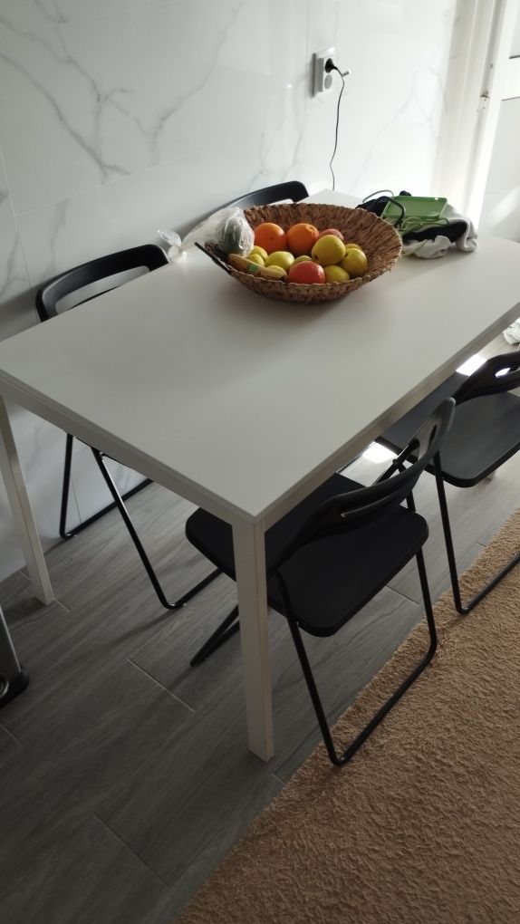 LANEBERG Mesa Extensivel Ikea
Mesa extensível, branco, 130/190x80 cm