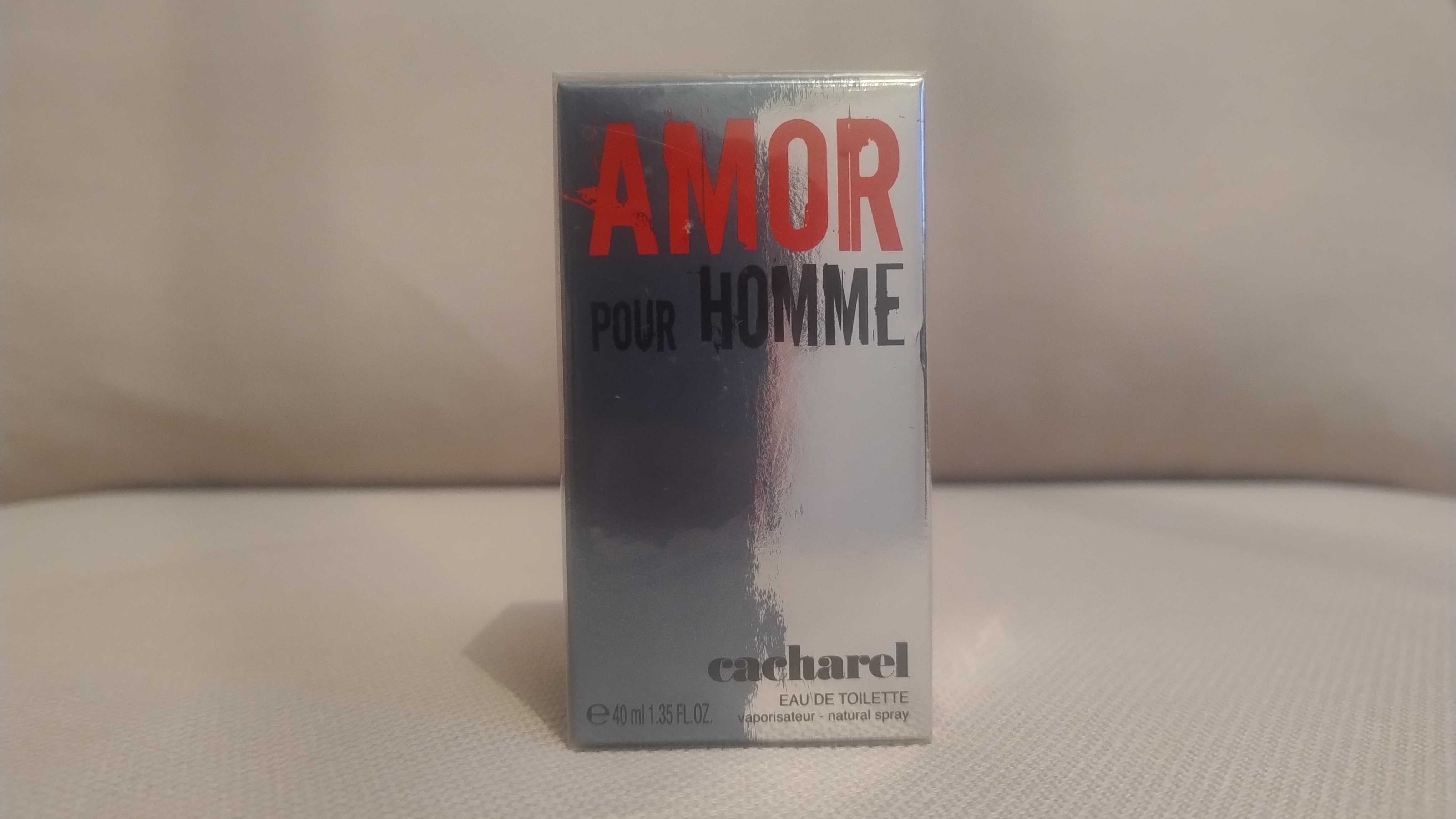 Cacharel Amor Eau Pour Homme 40 ml. Woda toaletowa dla mężczyzn. Nowa.