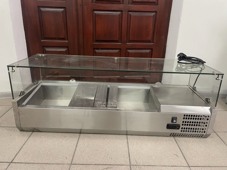 Witryna lada chłodnicza nadstawna sałatkowa 120cm GN VCH 3120 Gastro