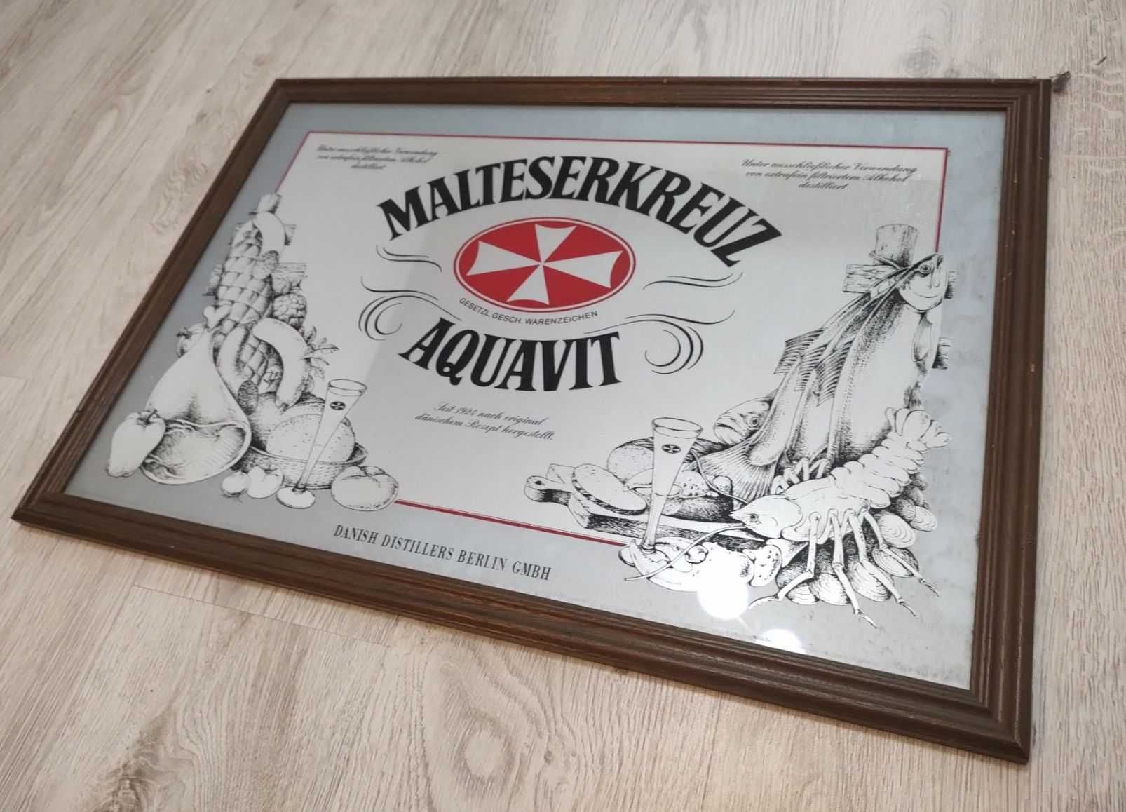 Malteserkreuz Aquavit Obraz szyld na lustrze