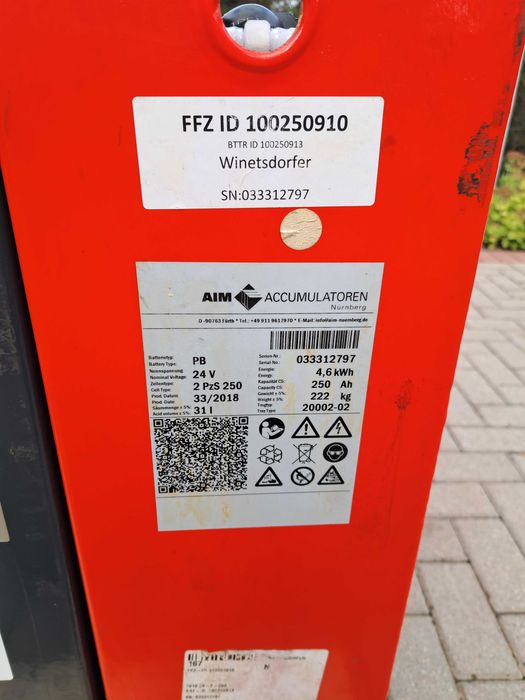 Akumulator, bateria trakcyjna 24V - bank energii, fotowoltajkna