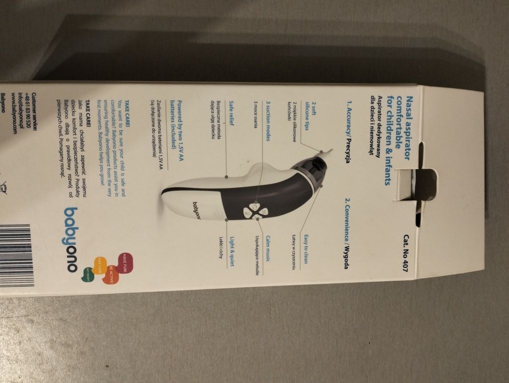 Aspirator elektryczny babyono użyty 1 raz