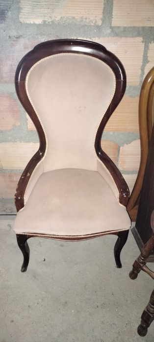 Cadeira vintage estofada