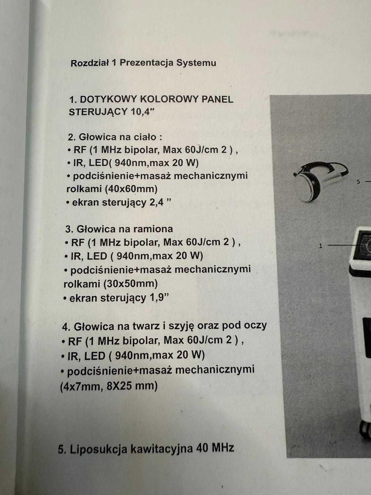 Urządzenie do masażu modelującego sylwetkę Vela Shape