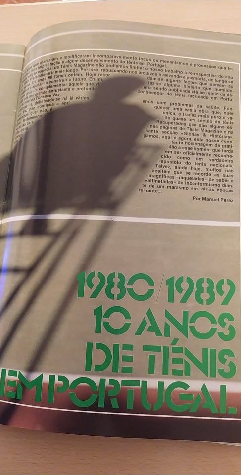 Ténis Magazine – nº 40 – abril / maio 90 (capa Ténis 89)