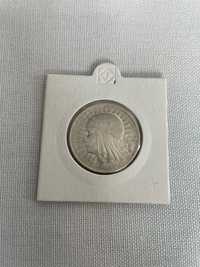Srebrna moneta 5 zł 1934 Głowa kobiety
