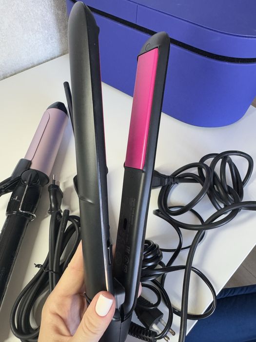 Набір приладів для укладки волосся: плойка Babyliss, Philips, стайлер