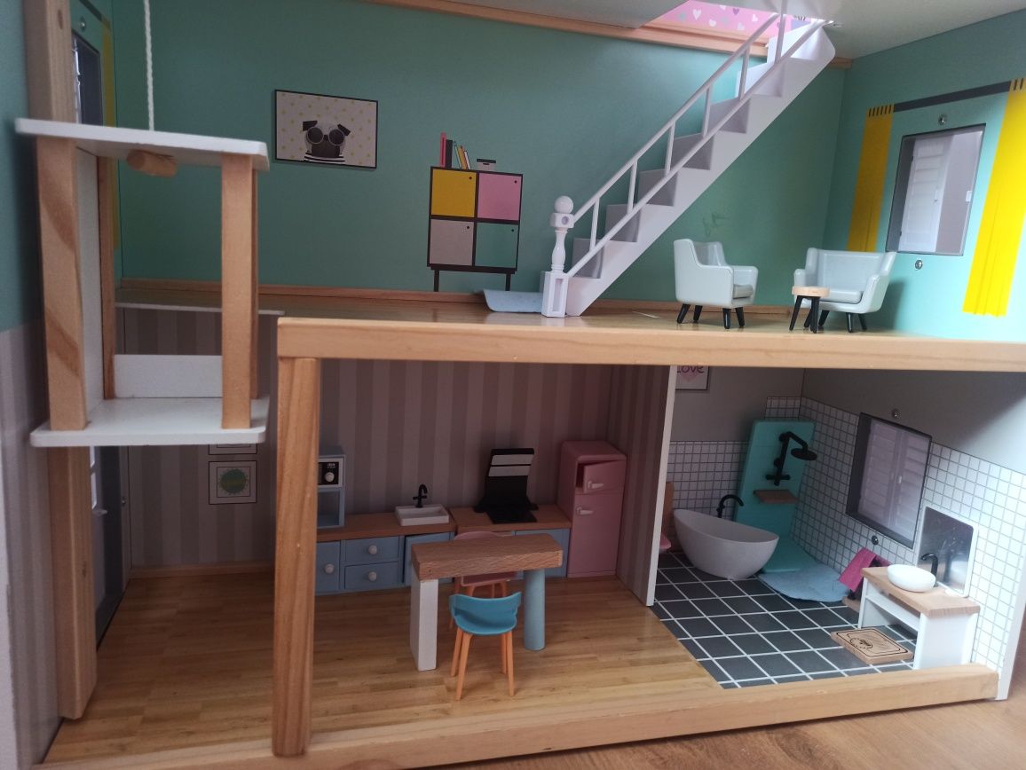 Drewniany domek dla lalek XXL Lidl Playtive