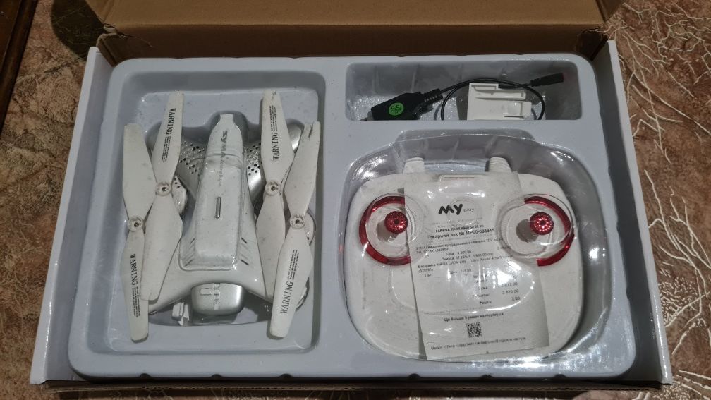 Квадрокоптер игрушечный Syma Z3 с камерой, на р/у (Z3)