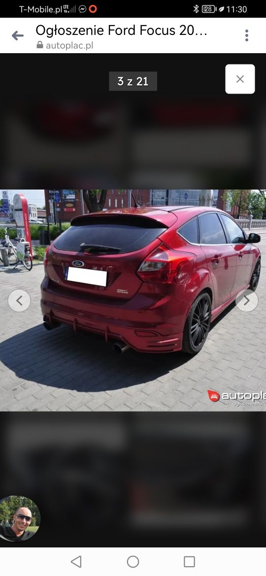 Ford Focus 1.6, 2011r, 150KM
