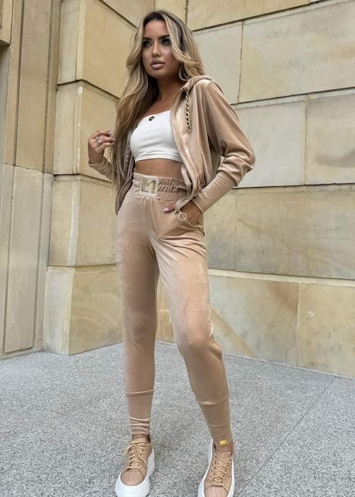 Dres La Monne Velvet Zips welurowy S 36 M 38 L 40 XL 42 bez negocjacji