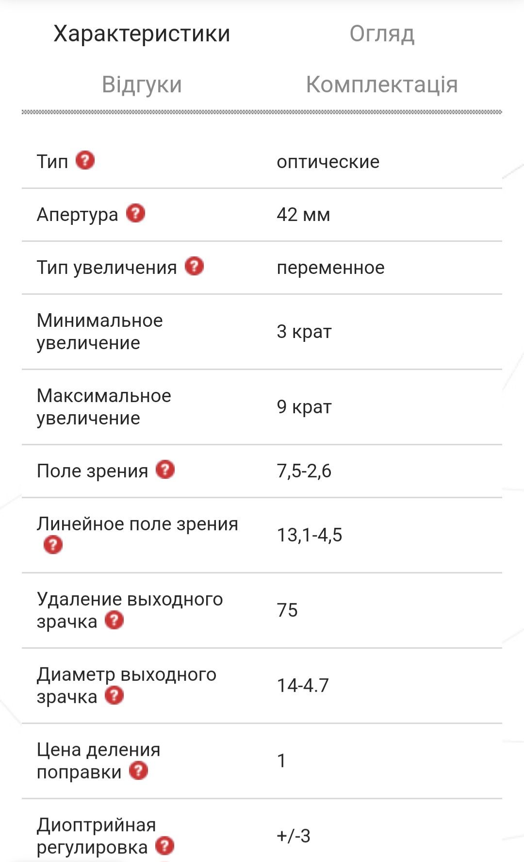 Прицел MEOPTA 3-9x42 для охотничьей ПСП, винтовки для охоты