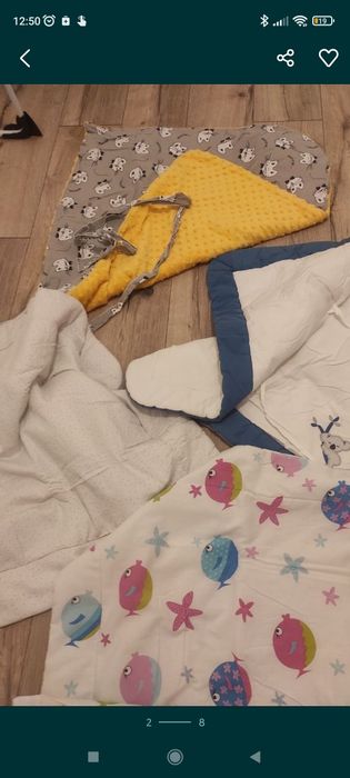 Modny kocyk, koc becik dla dziecka niemowlaka noworodka