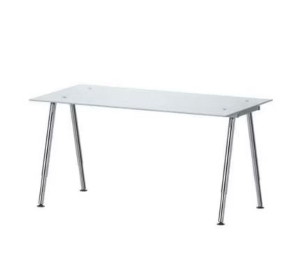 Secretária mesa de vidro GALANT IKEA