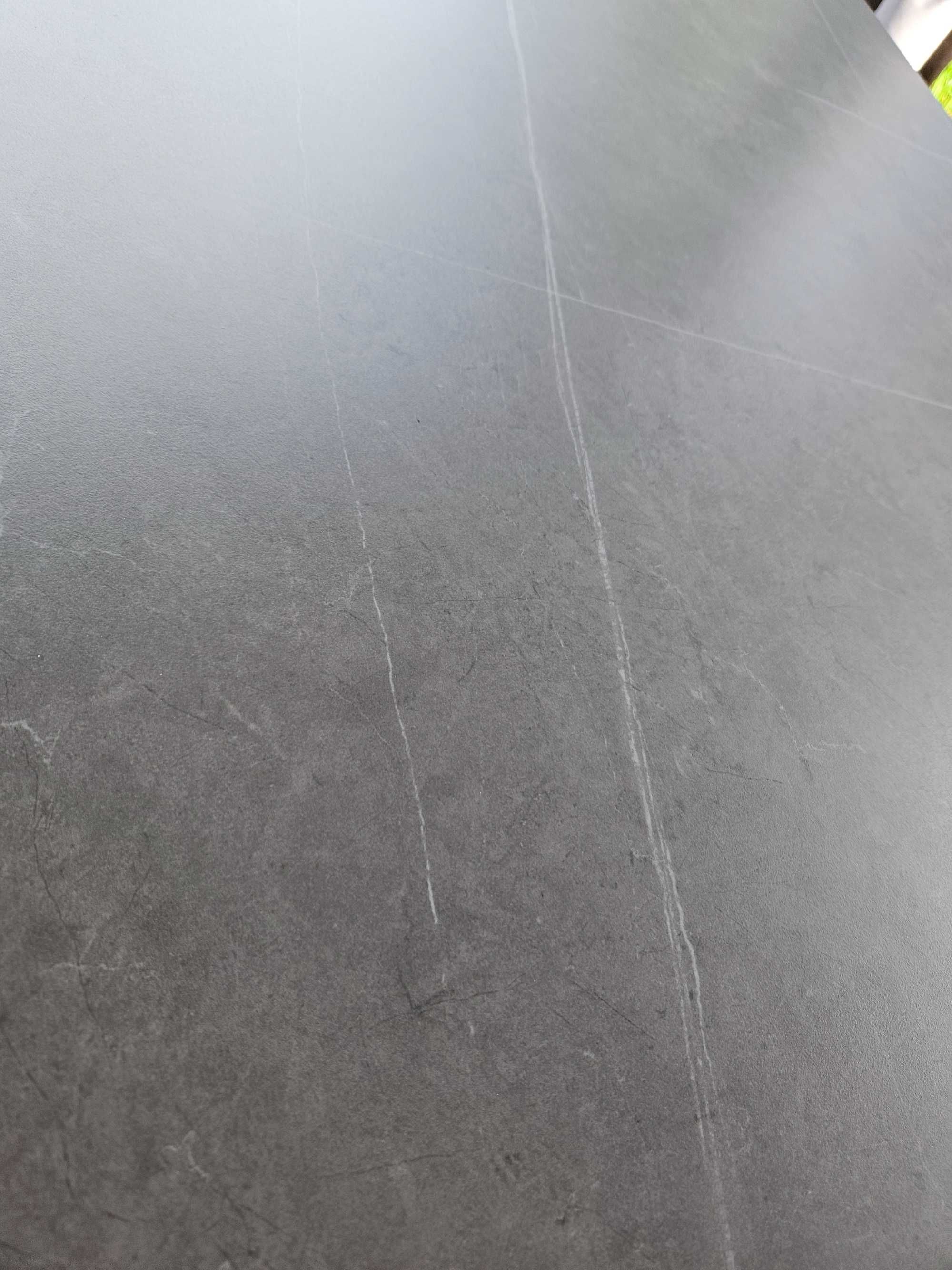 Ława stolik kawowy aluminiowy z blatem z płytki ceramicznej 130x70x38