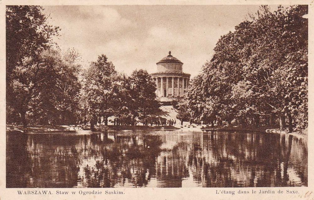 Warszawa - Staw w Ogrodzie Saskim