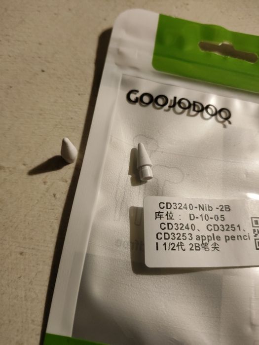 Końcówki do rysika Apple 2 i 1 - 2 sztuki