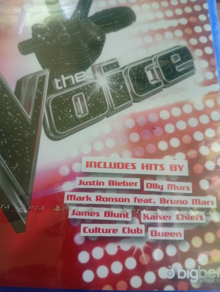 The Voice PS4 PS5 nowa w folii z paskiem PS4 gra na mikrofony singstar