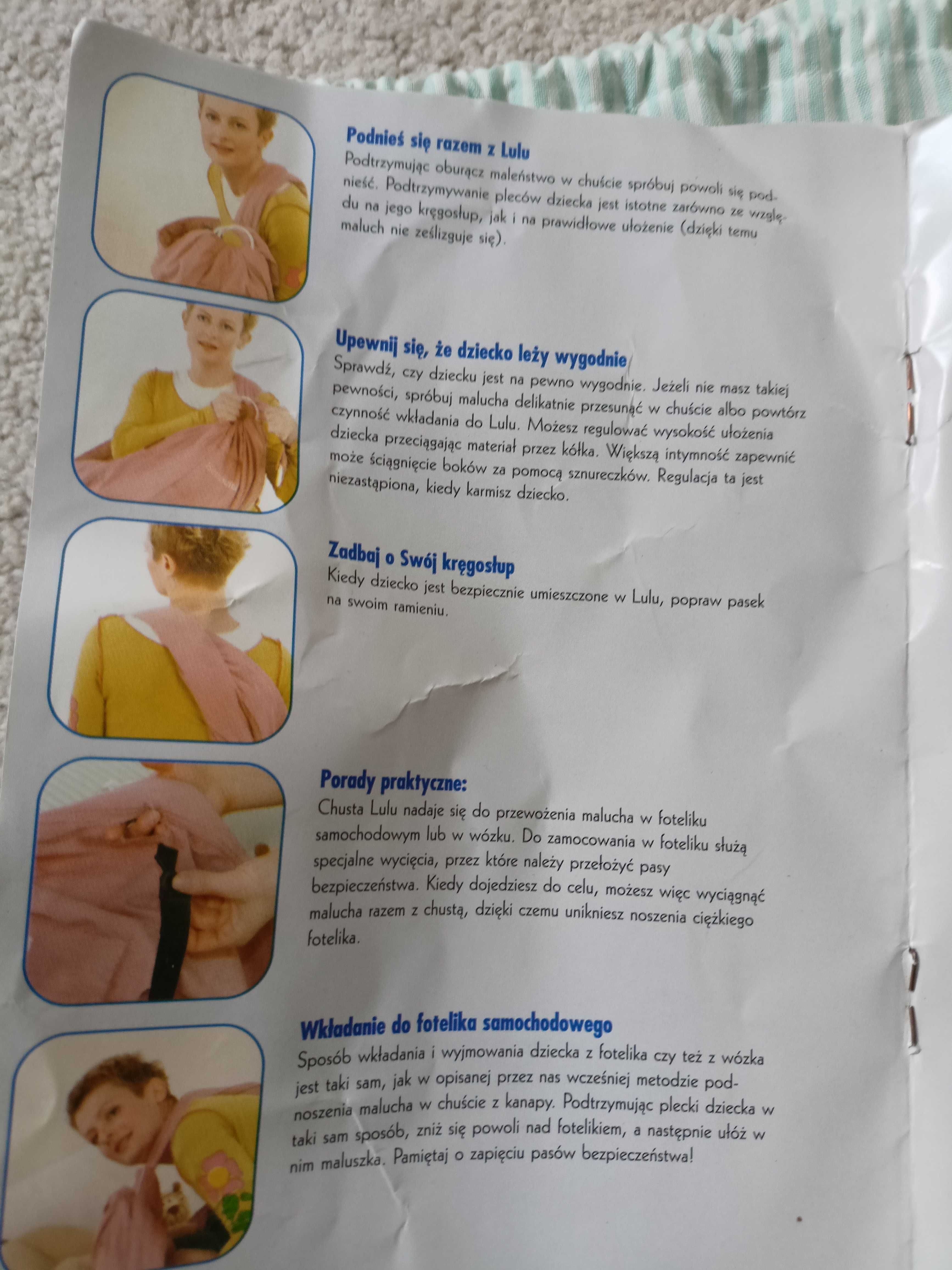 Chusta do noszenia dziecka Bebelulu