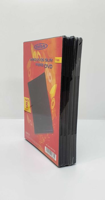 Caixas SLIM para arquivo CD | DVD Mitsai