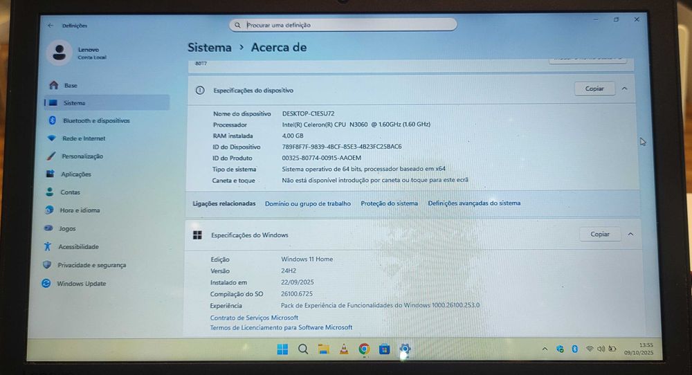 Portátil Lenovo ideapad 110
