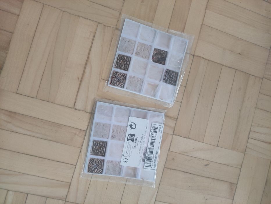 10szt. Naklejki w mozaikowe wzory, samoprzylepne