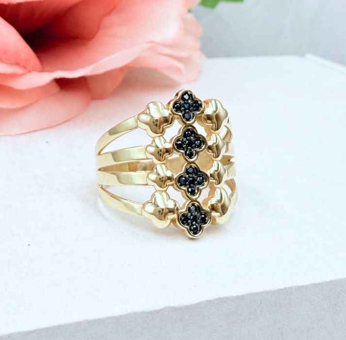 Nieużywany złoty pierścionek PR.585 14K