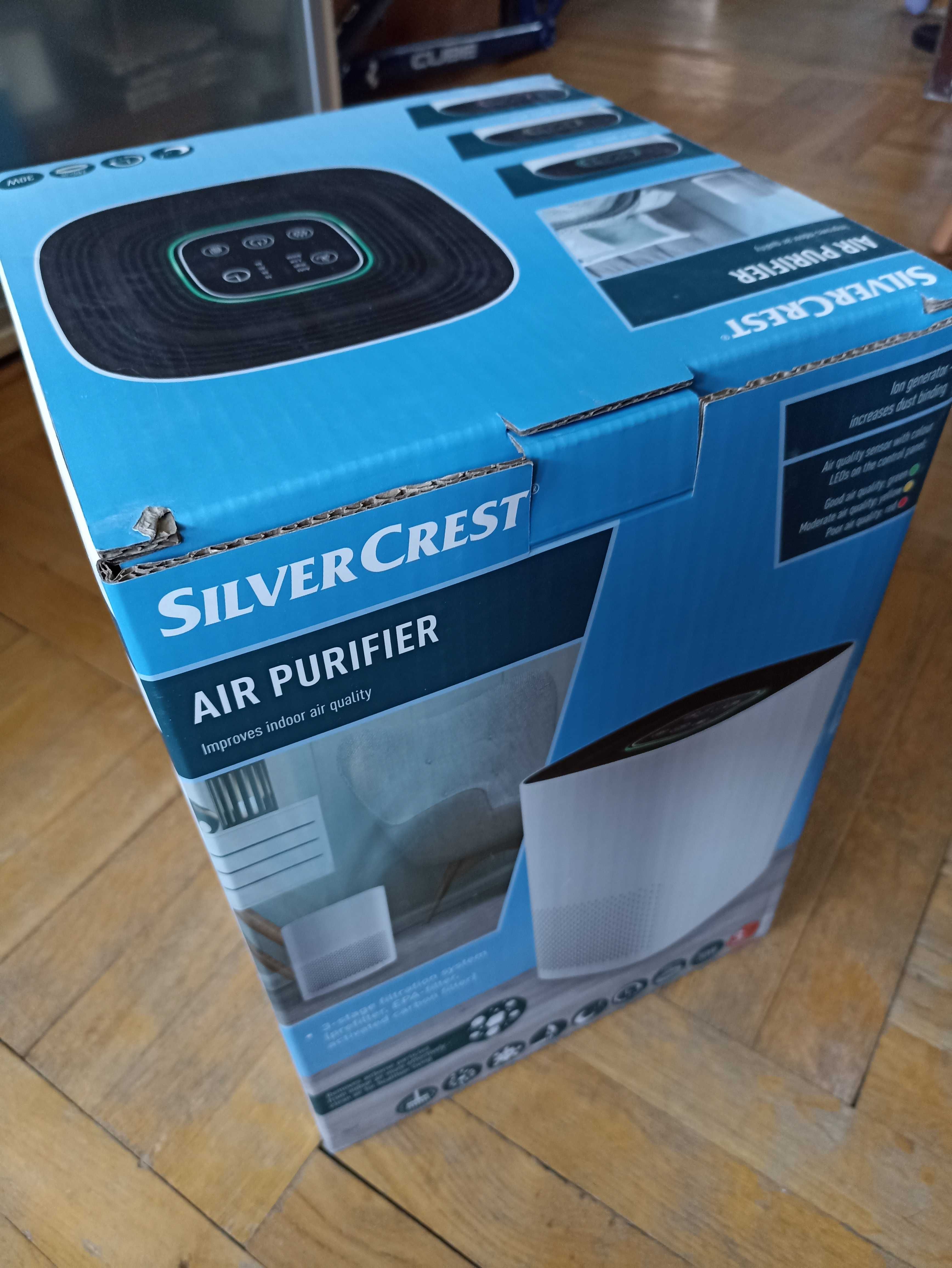 Oczyszczacz powietrza SilverCrest Air Purifier jonizator, nowy 2 szt.