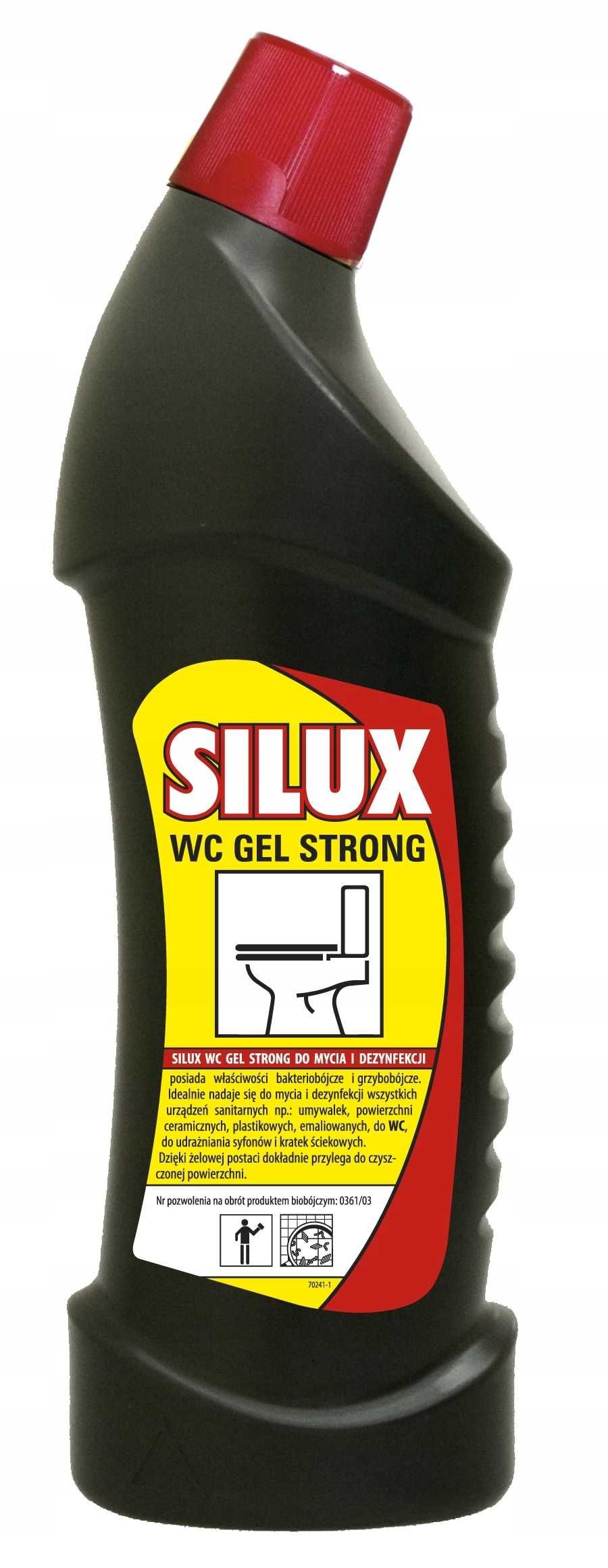 Płyn Żel do WC Mycia Toalety Usuwa Kamień i Rdzę Silux Acid  750 ml