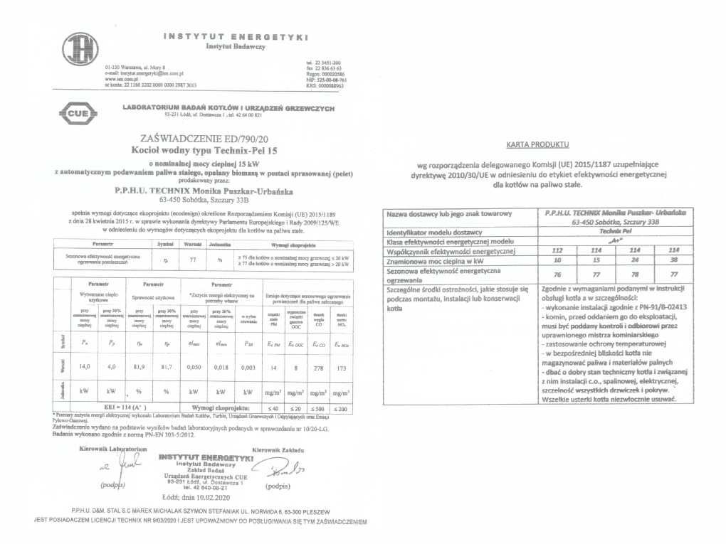 Kocioł piec z podajnikiem 5 klasa na pelet 15 kw 12,19,24KW