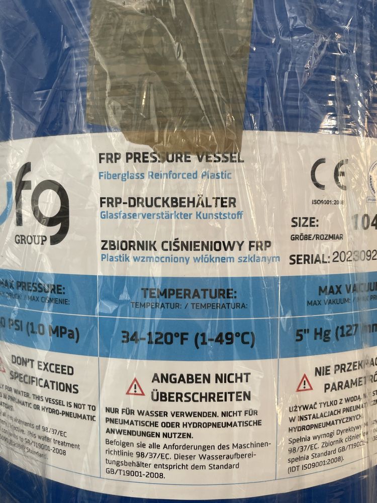 Aquafilter, kolumna węglowa + akcesoria