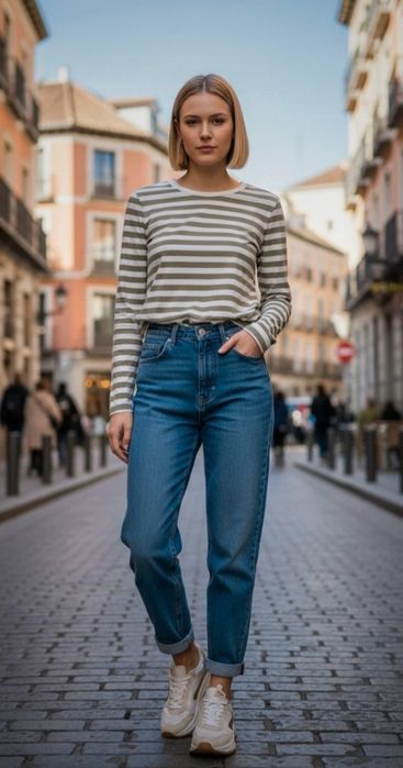 Bluzka damska w paski H&M