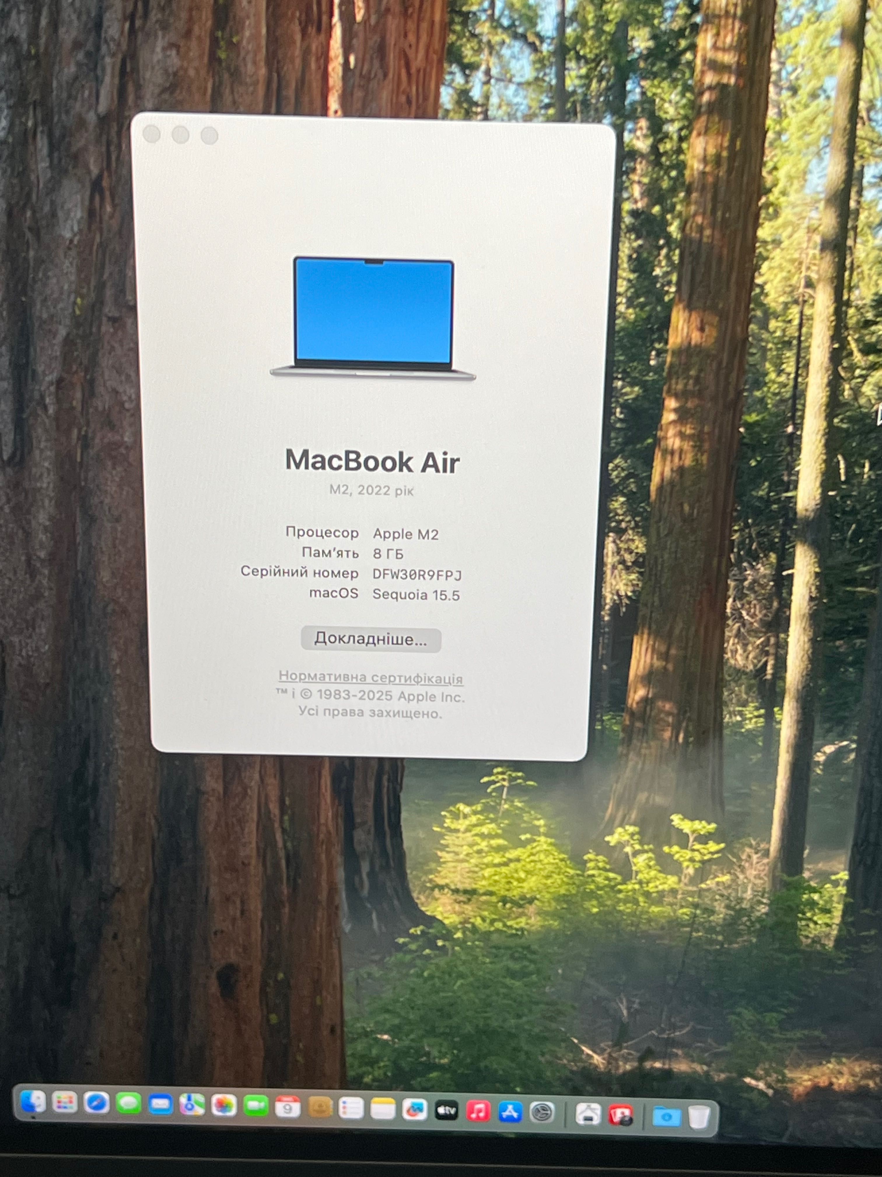 Macbook Air m2 8/256