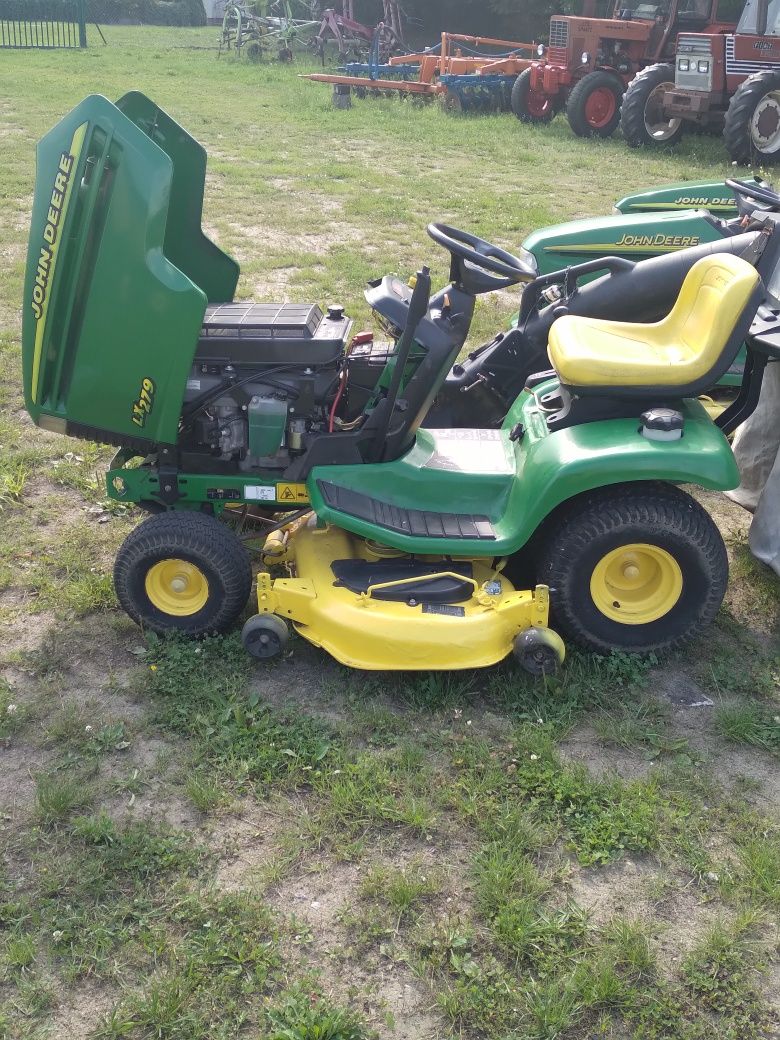 Traktorek kosiarka John Deere LX279 i inne