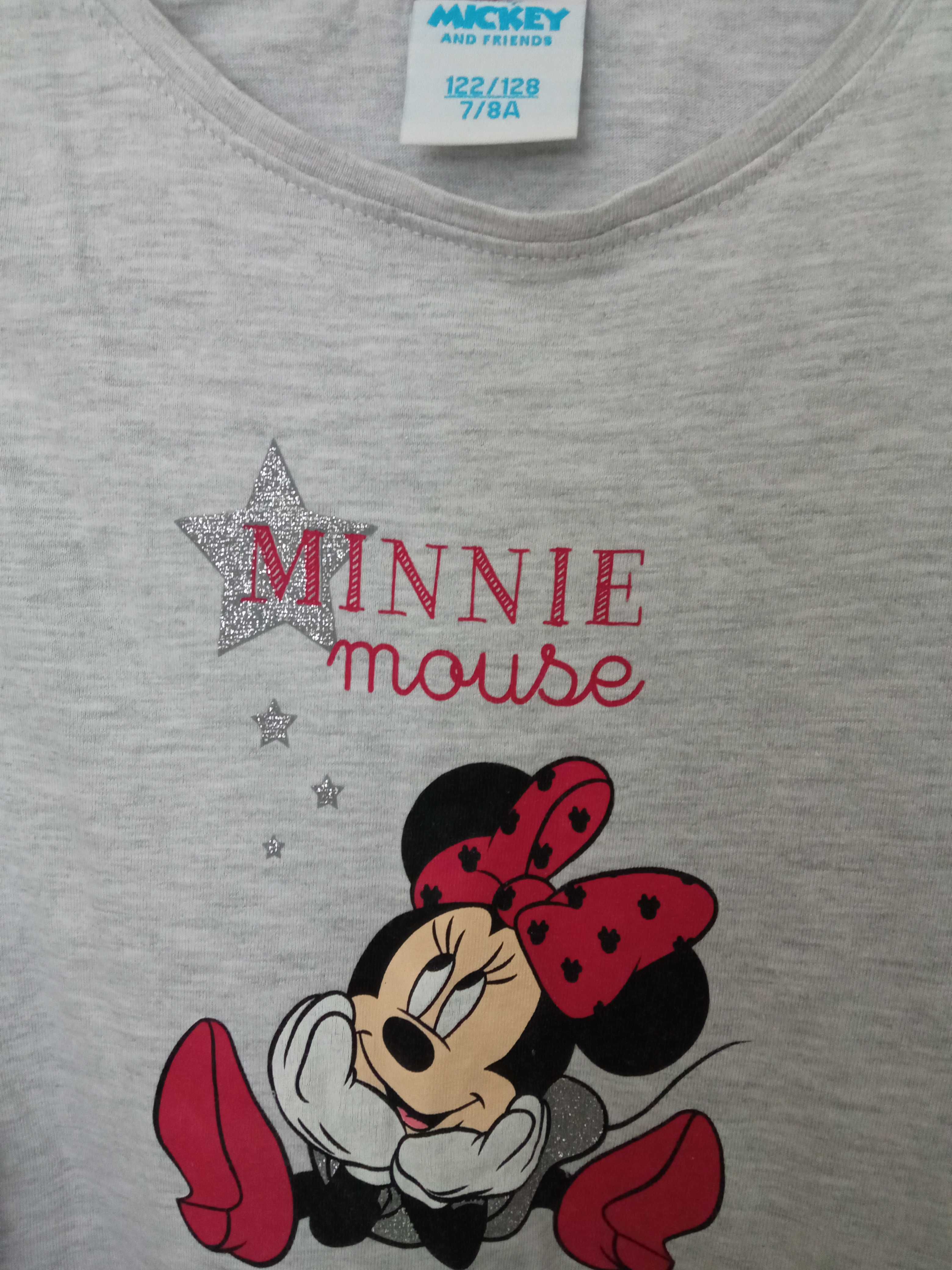 Wyprzedaż 2 szt. Sukienki Disney Minnie 122/128 dla bliźniaczek