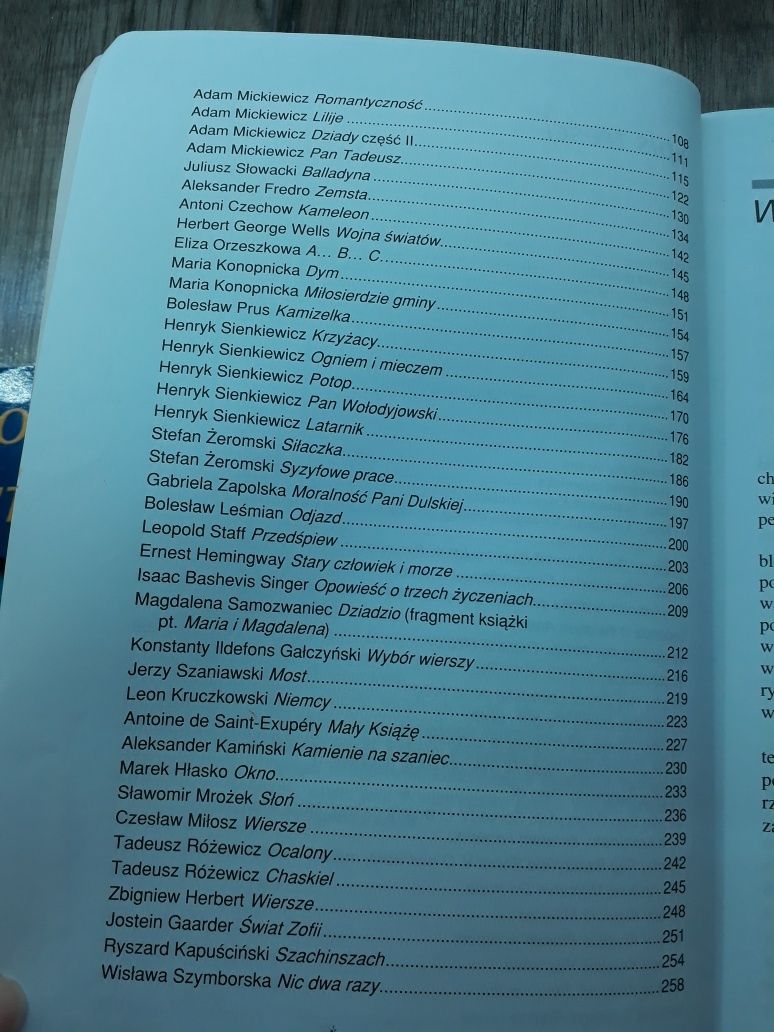 Lektury gimnazjalisty opracowania lektur szkolnych szkoła podstawowa