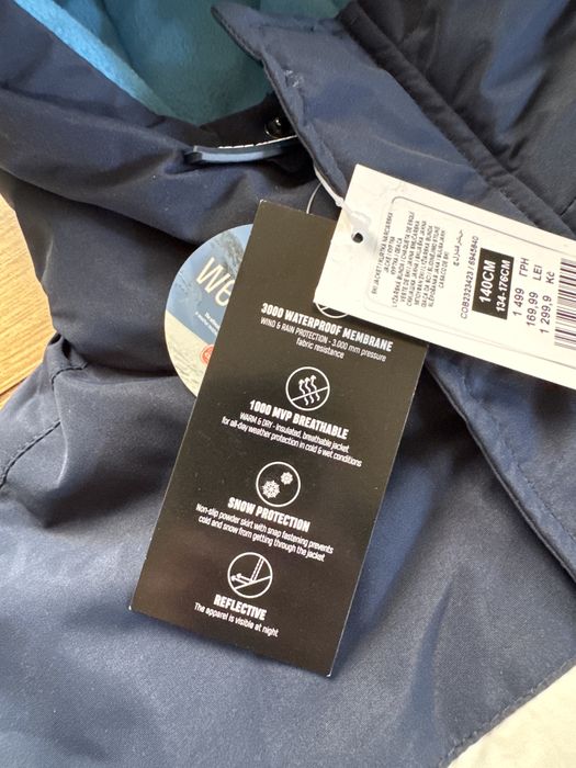 Nowa kurtka zimowa narciarska Cool Club roz 140 cm