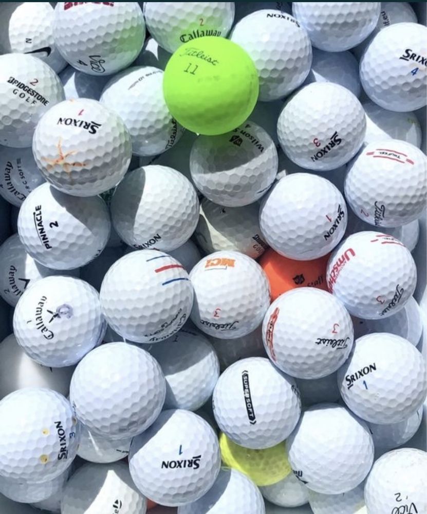 Bolas golfe. Varias marcas 0,33€/1€. ProV1 1,80€. Excelente estado