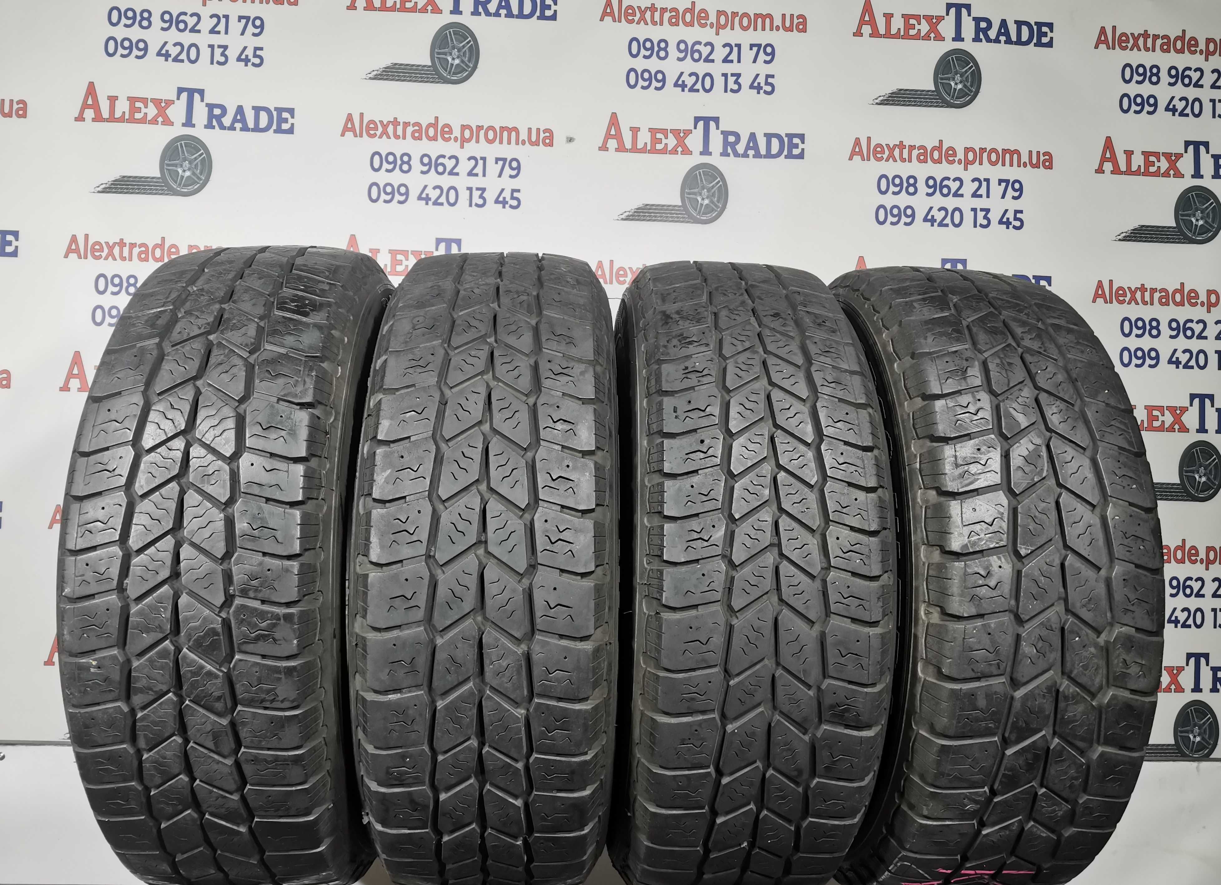 4 шт. 215/65 R16C цешка Goodyear Cargo UltraGrip шини б/у, 6,5-7 мм,